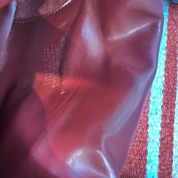 Antonio Melani Women's burgundy  Western Leather mid calf heeled Boots size 8.5 - Picture 13 of 16